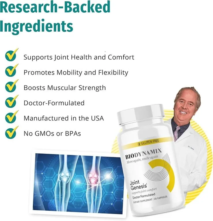 Dr. Mark Weis BioDynamics Joint Genesis Supplement Review - Doctor Formulated Joint Jelly Formula